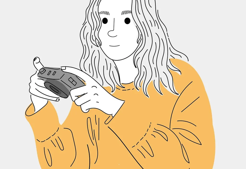 Realistische Illustration von Ines Rothmeier in einem professionellen Umfeld mit roten Farbakzenten, umgeben von Elementen, die wichtige Momente aus der Ines Rothmeier Biografie darstellen.