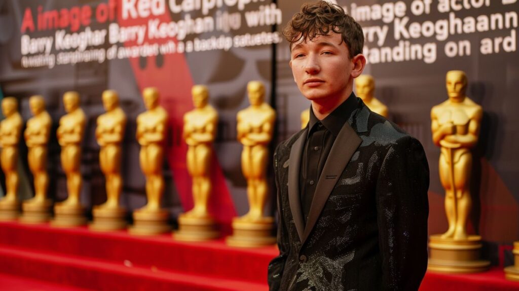 Barry Keoghan Nominierungen auf rotem Teppich bei Filmpreisverleihung