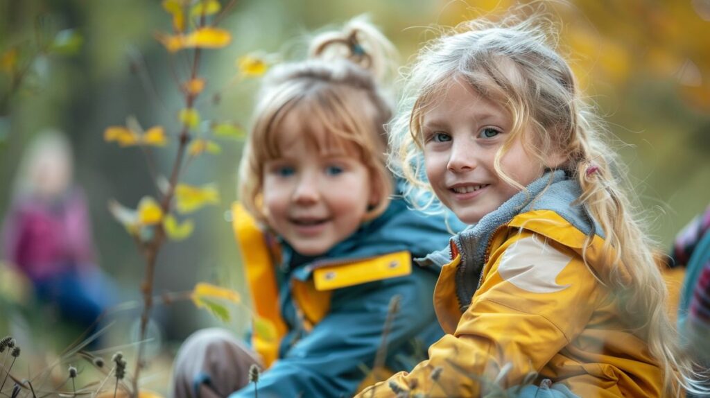 Ina Ruck Kinder spielen fröhlich im Freien